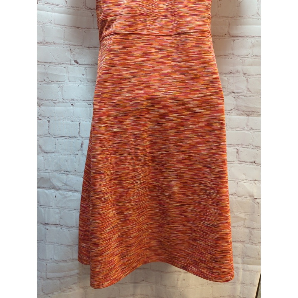 Mondetta activewear criss-cross strap‎ tank dress medium red orange shelf bra - Picture 13 of 13